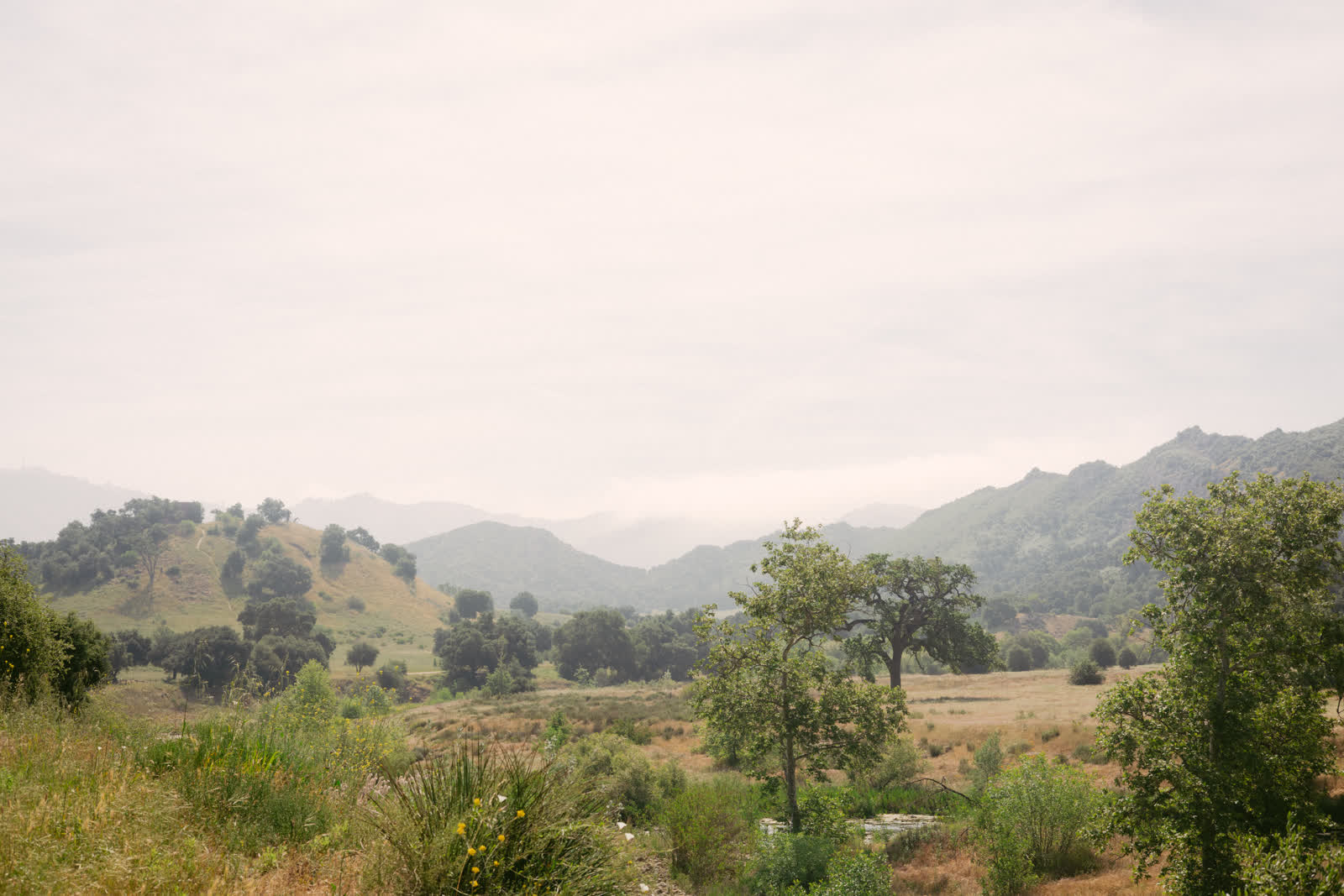 Valley in the hills, a couple hours from the server